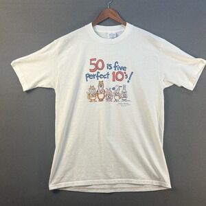 Vintage 90's Shoebox Greetings Hallmark 50th Birthday TShirt Funny Single Stitch
